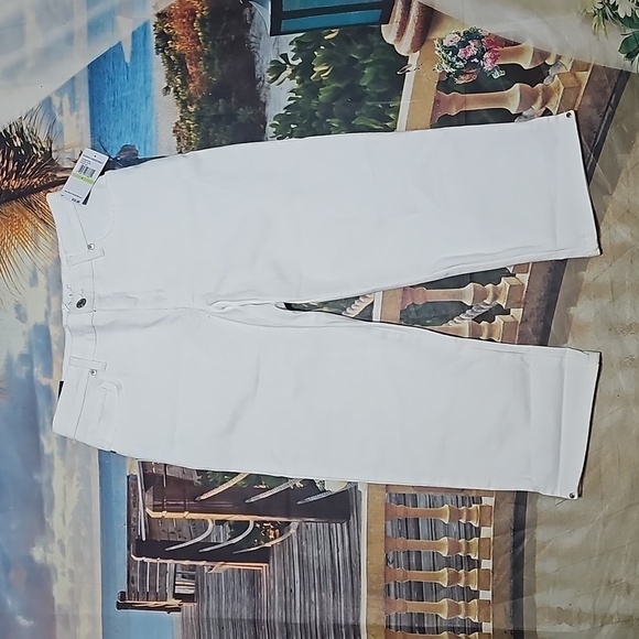 Gloria Vanderbilt White Capri‎ Jeans Size 4 NWT - Picture 5 of 9